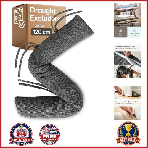 Robust 120cm grey draught - 120cm,