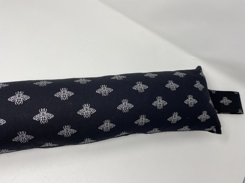 Bee silver black fabric - bee,