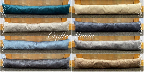 Soft marble velvet draught - marble,