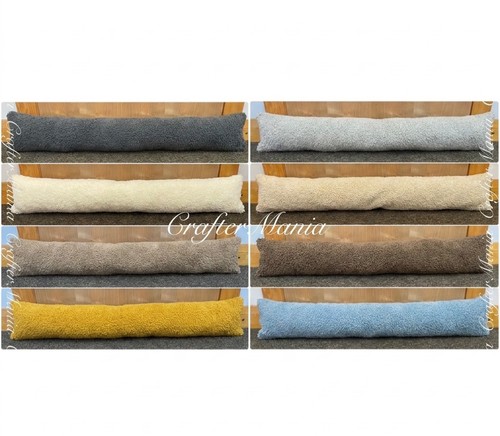 Soft teddy fleece draught - teddy,