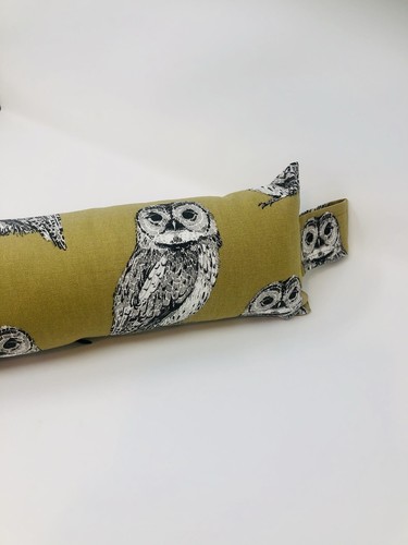 Tawny owl cotton fabric - fabric, draft