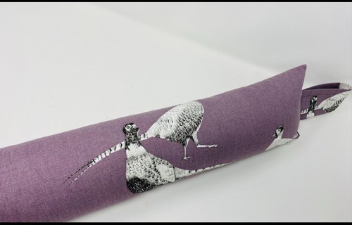 Purple pheasant fabric - purple,
